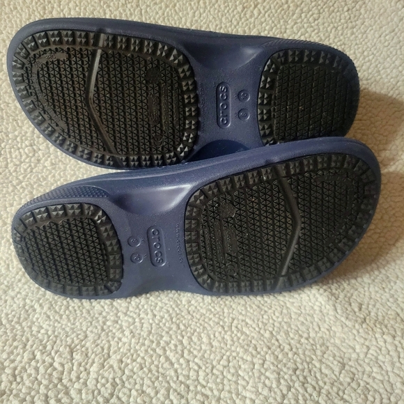 Crocs On The Clock LiteRide™ Navy Work Slip-On - Sz W/10, M/8 - Picture 2 of 9